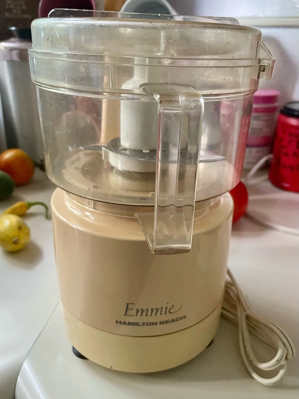 Vintage 1990's Hamilton Beach Emmie Compact Food Processor Model 544